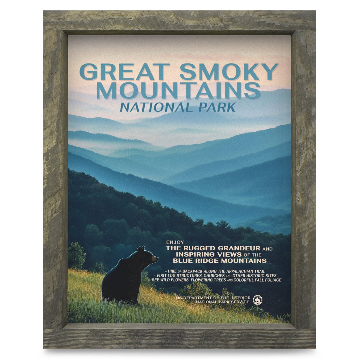 Rustic Brown frame