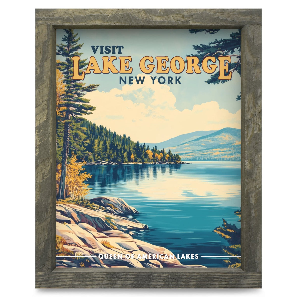 Rustic Brown frame