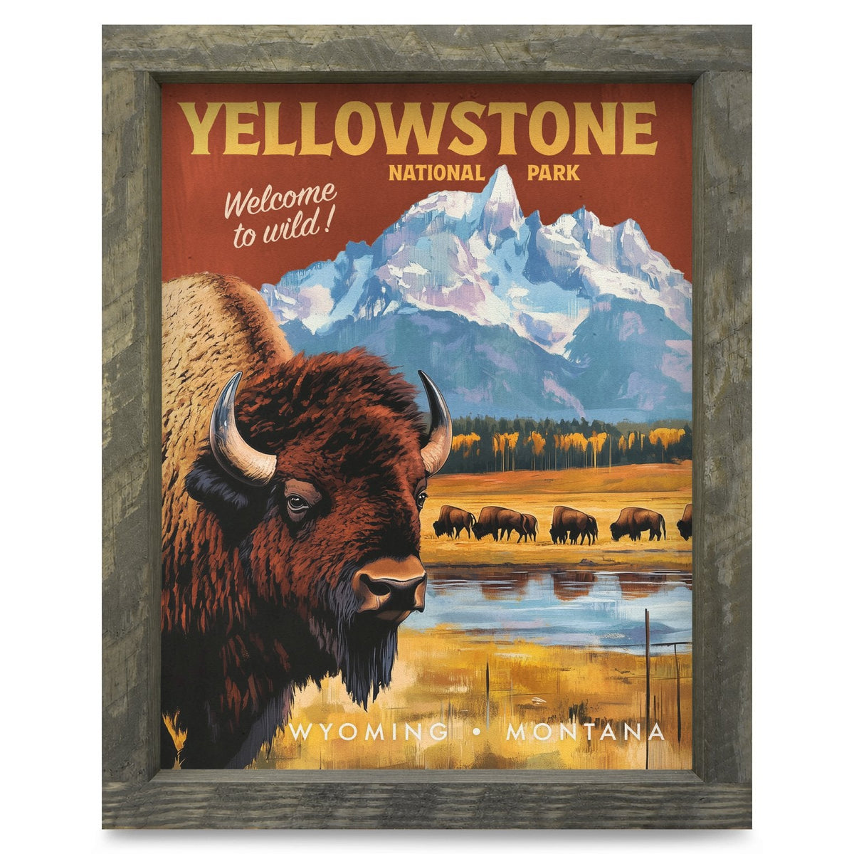 Rustic Brown frame