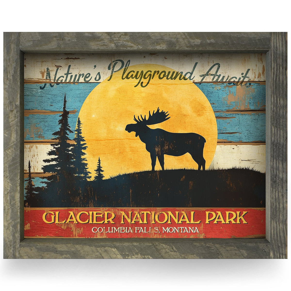 Rustic Brown frame