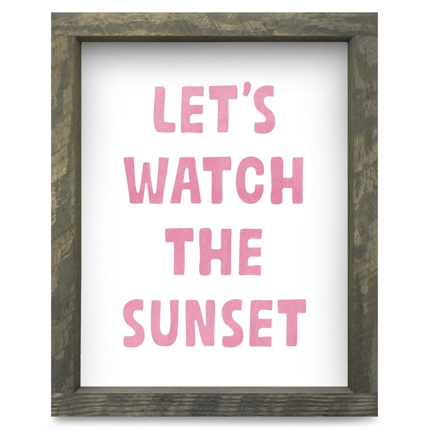 Rustic Brown frame