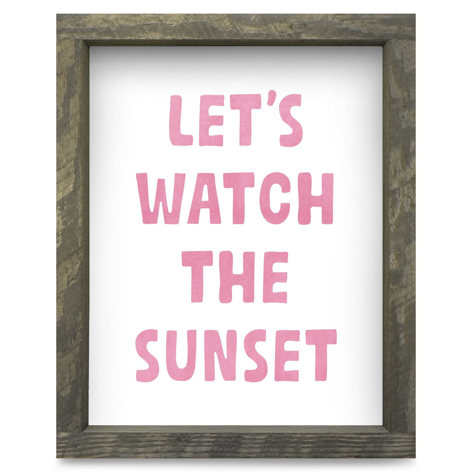 Rustic Brown frame
