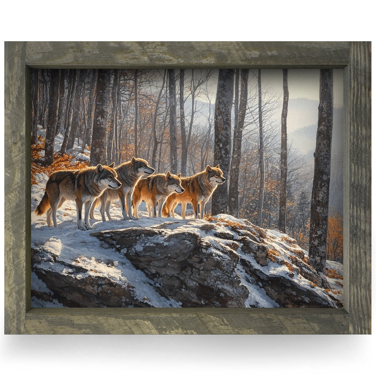 Rustic Brown frame
