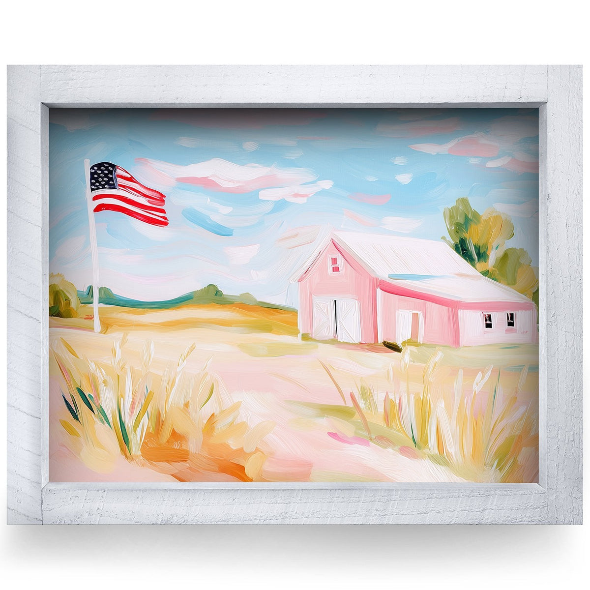 Rustic White frame