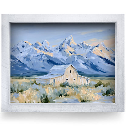 Rustic White frame