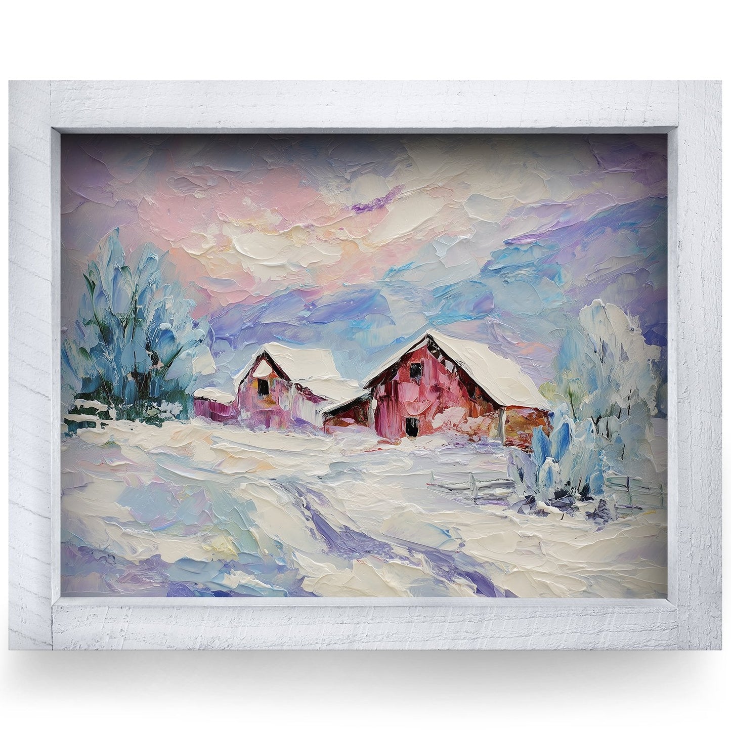 Rustic White frame