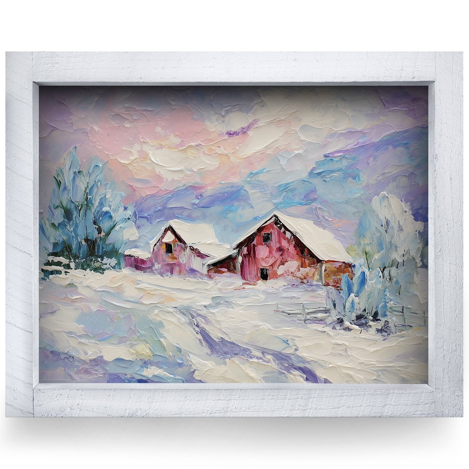 Rustic White frame