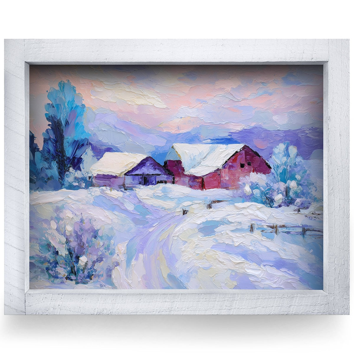 Rustic White frame