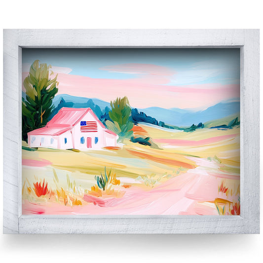 Rustic White frame