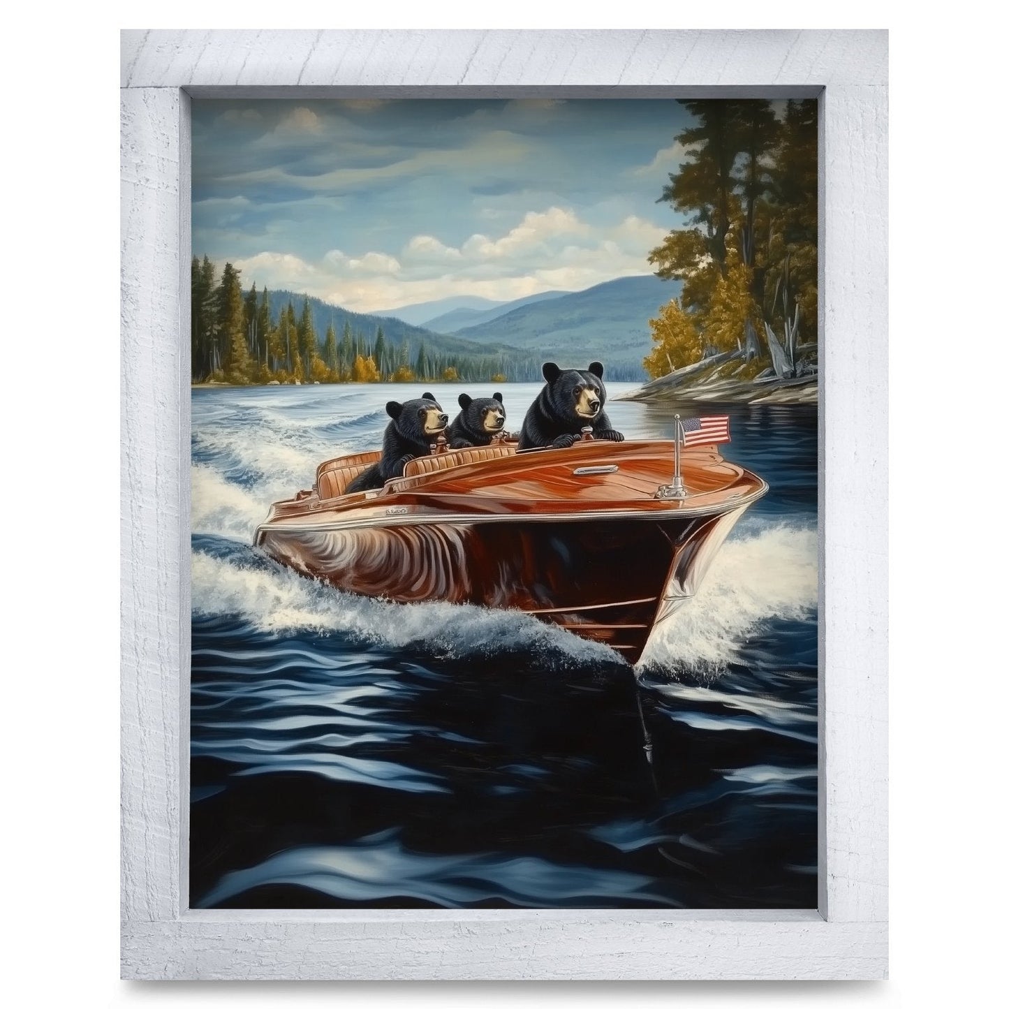 Rustic White frame