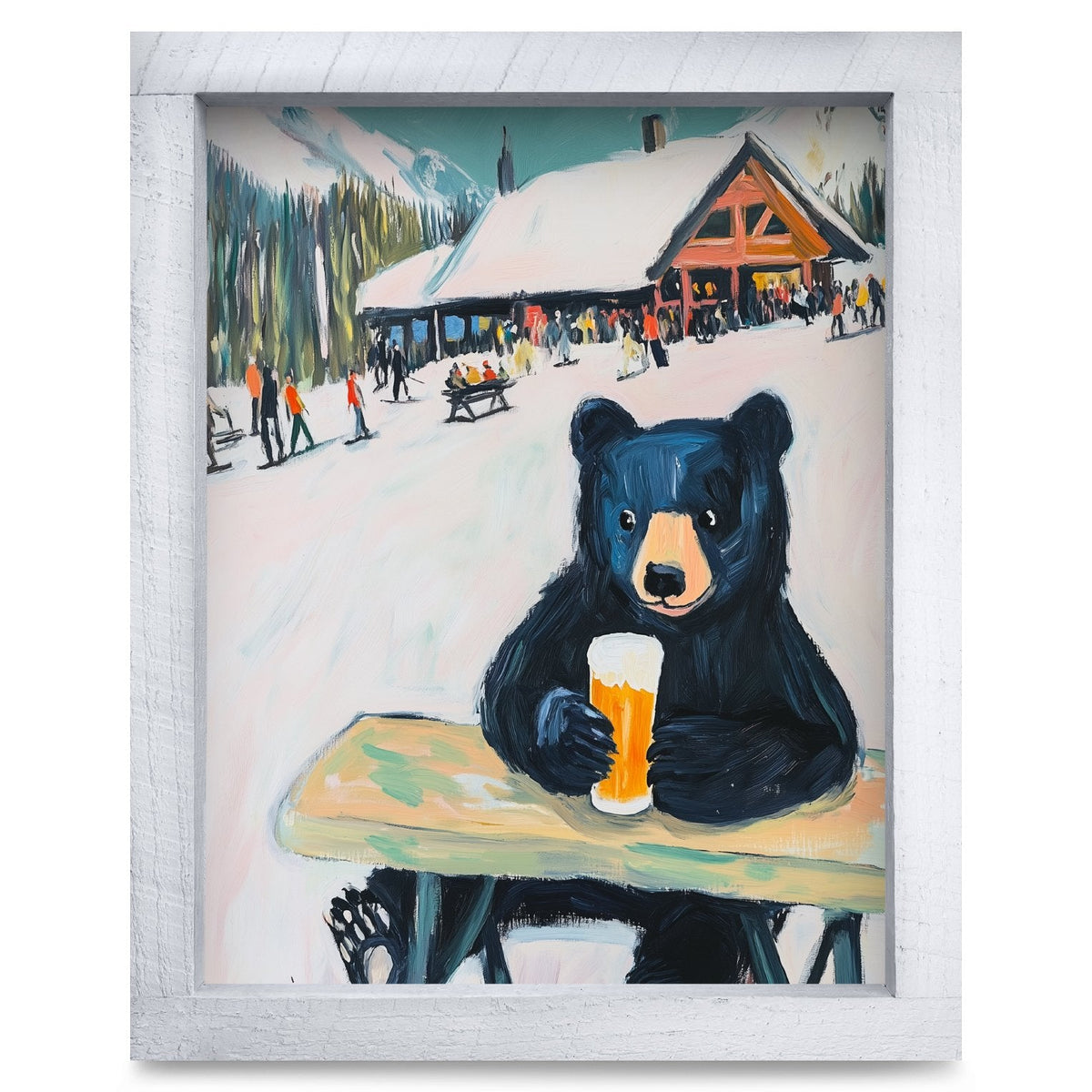 Rustic White frame