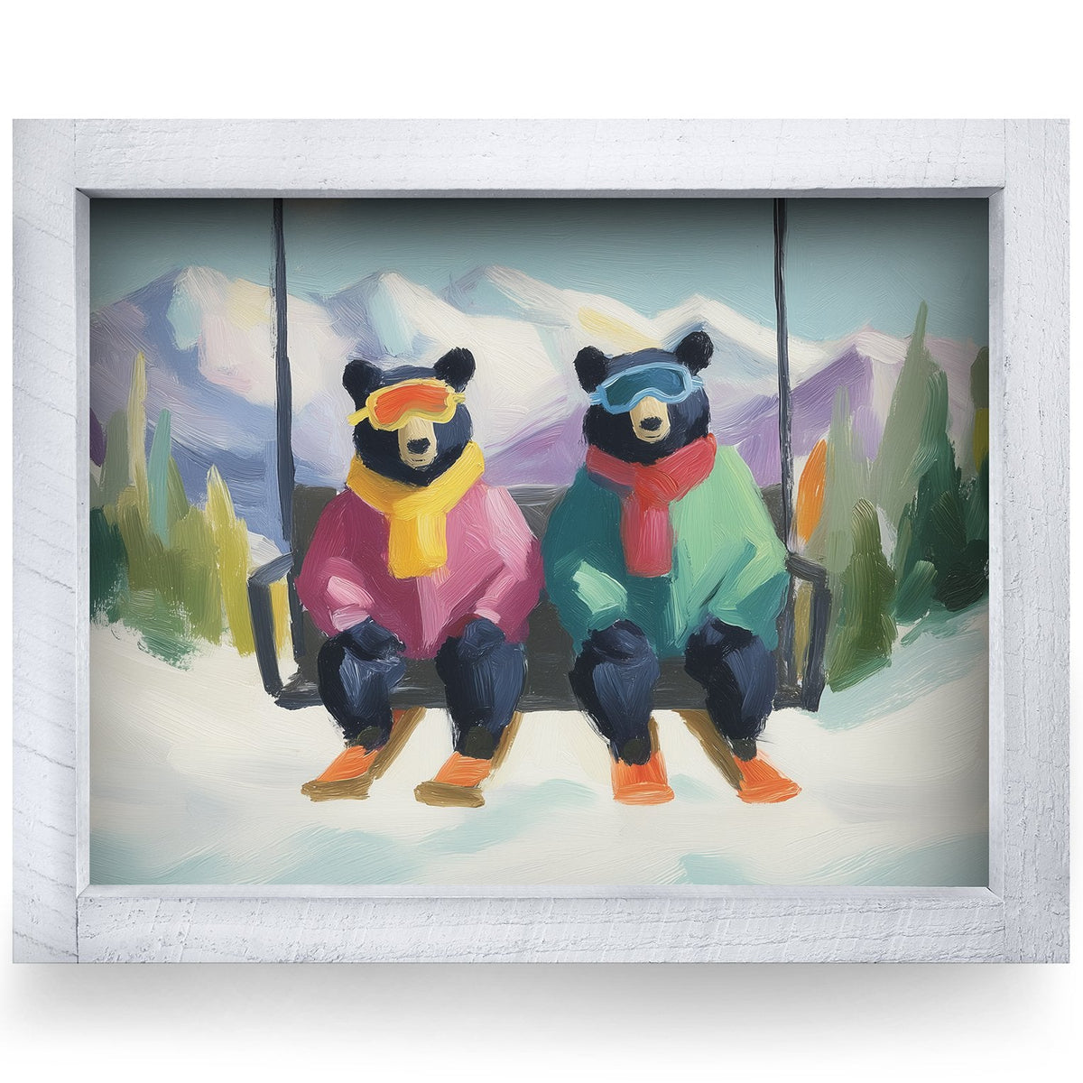 Rustic White frame