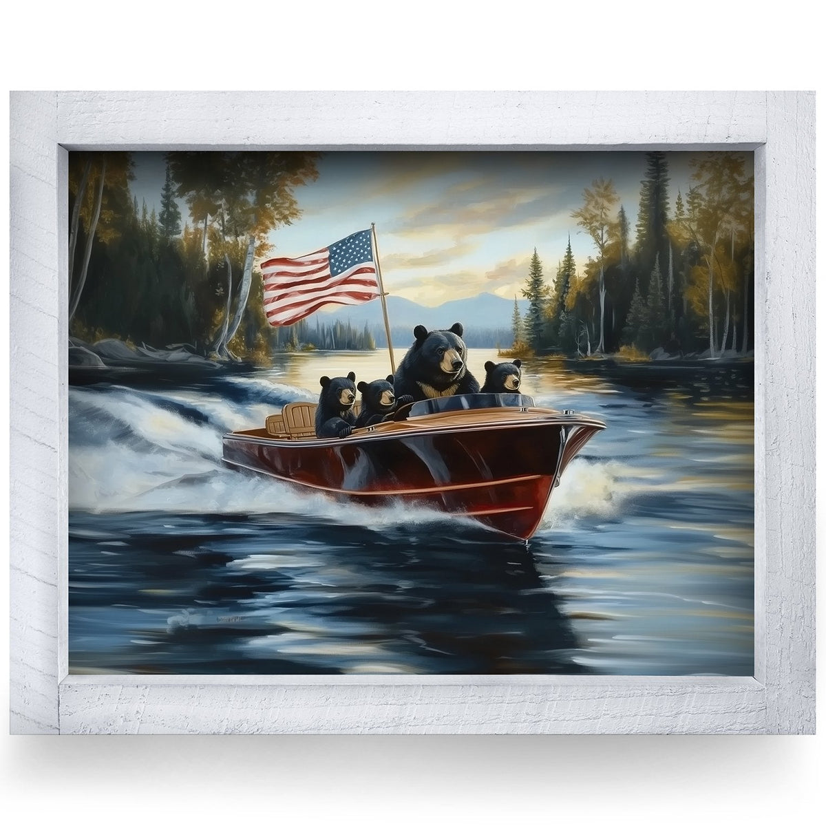 Rustic White frame