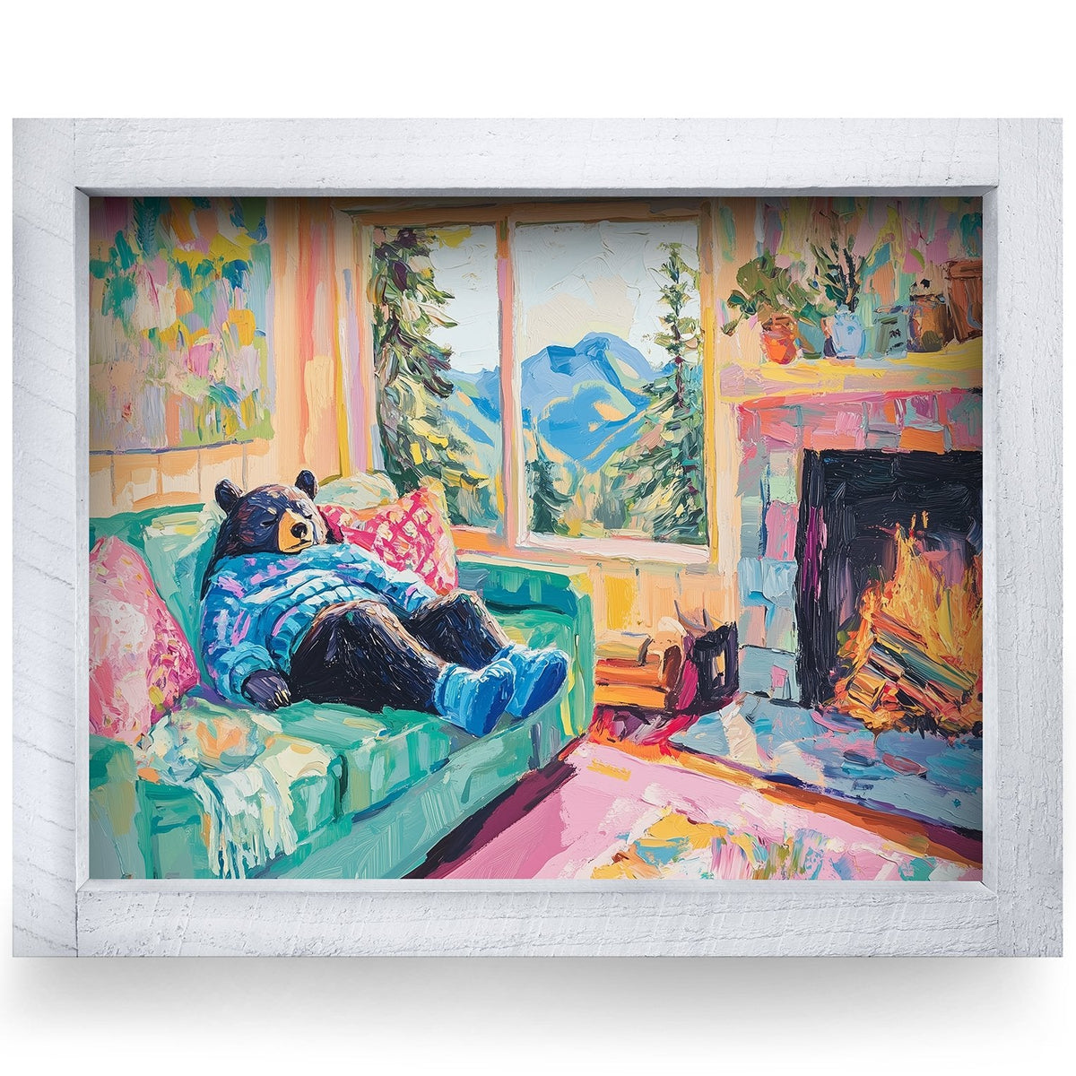 Rustic White frame