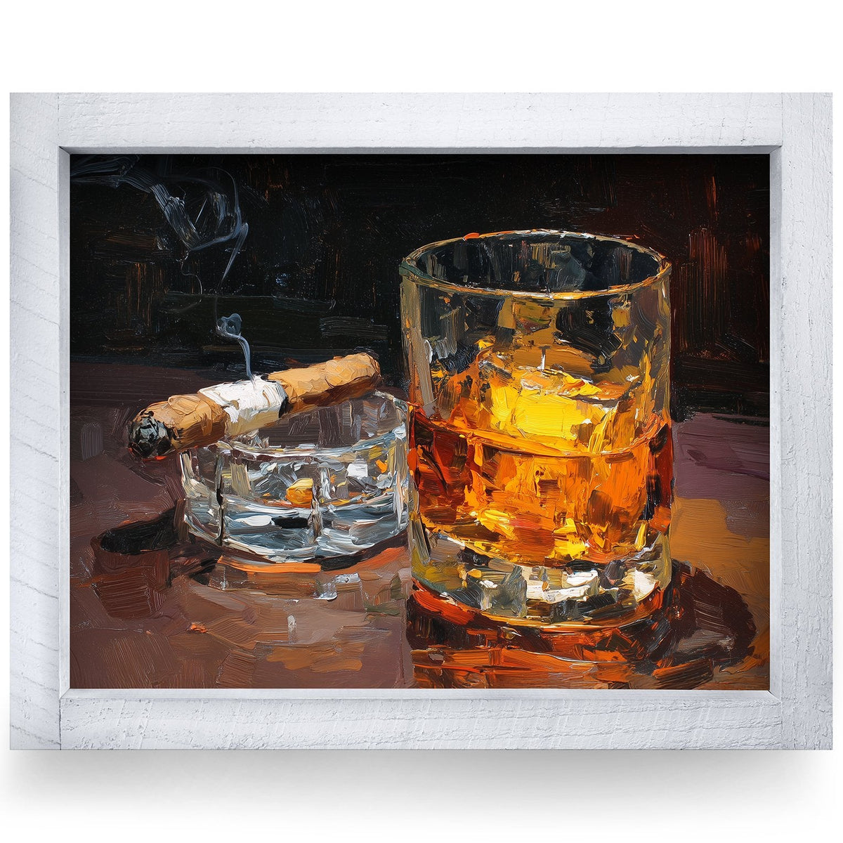 Rustic White frame