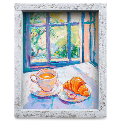 Calm Mornings | Real Wood Framed Wall Art Print