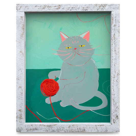 Grumpy Cat | Real Wood Framed Wall Art Print