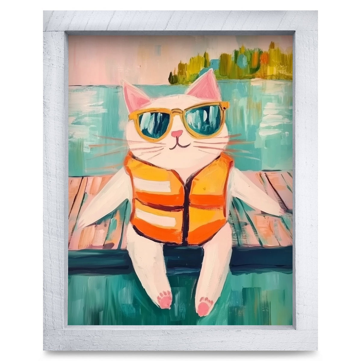 Rustic White frame