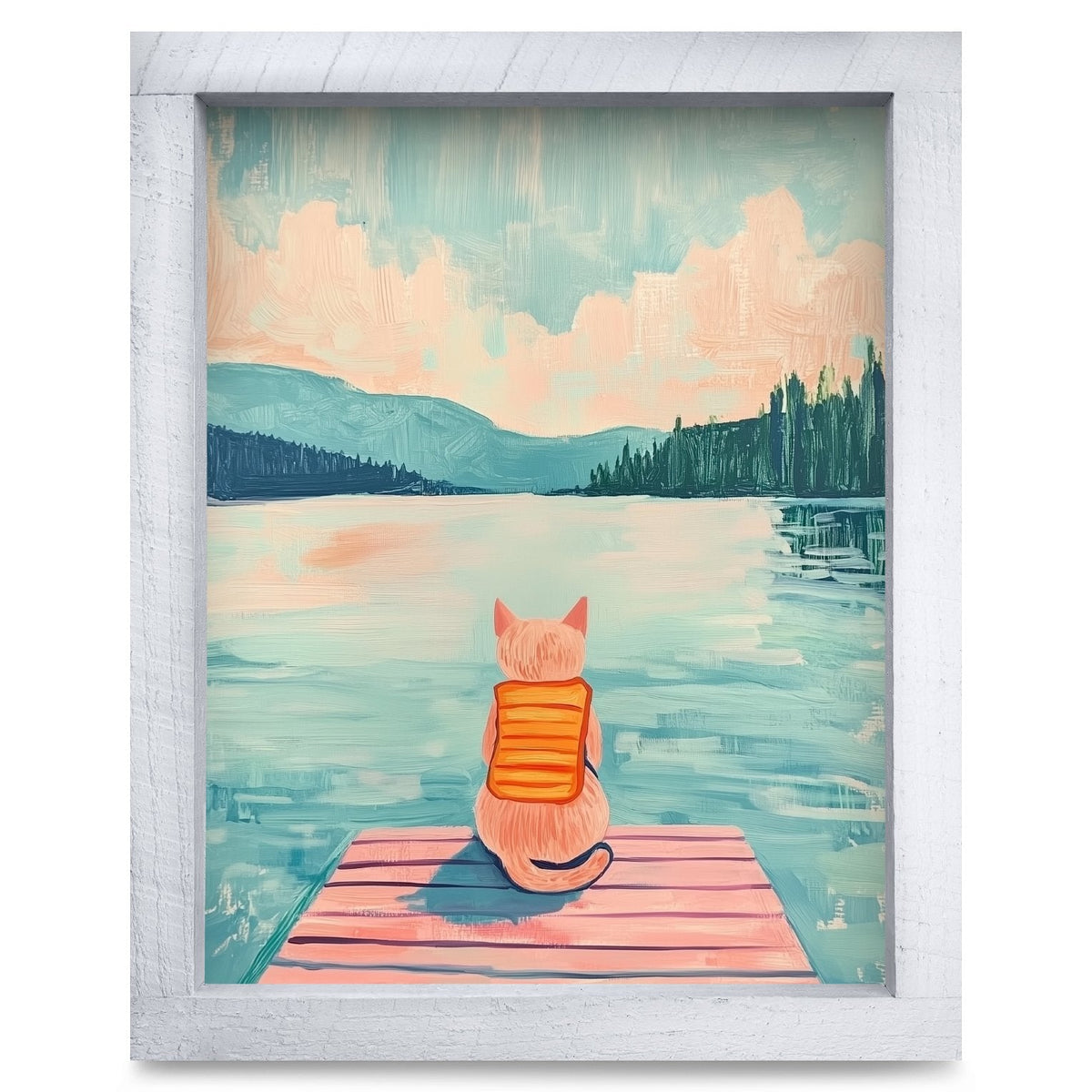 Rustic White frame