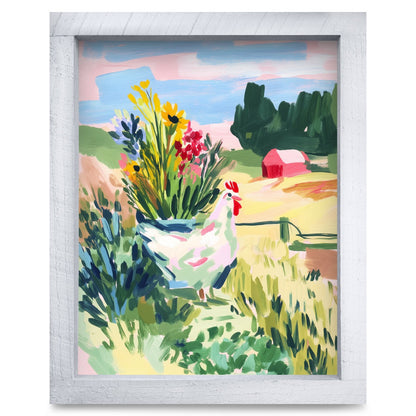 Rustic White frame
