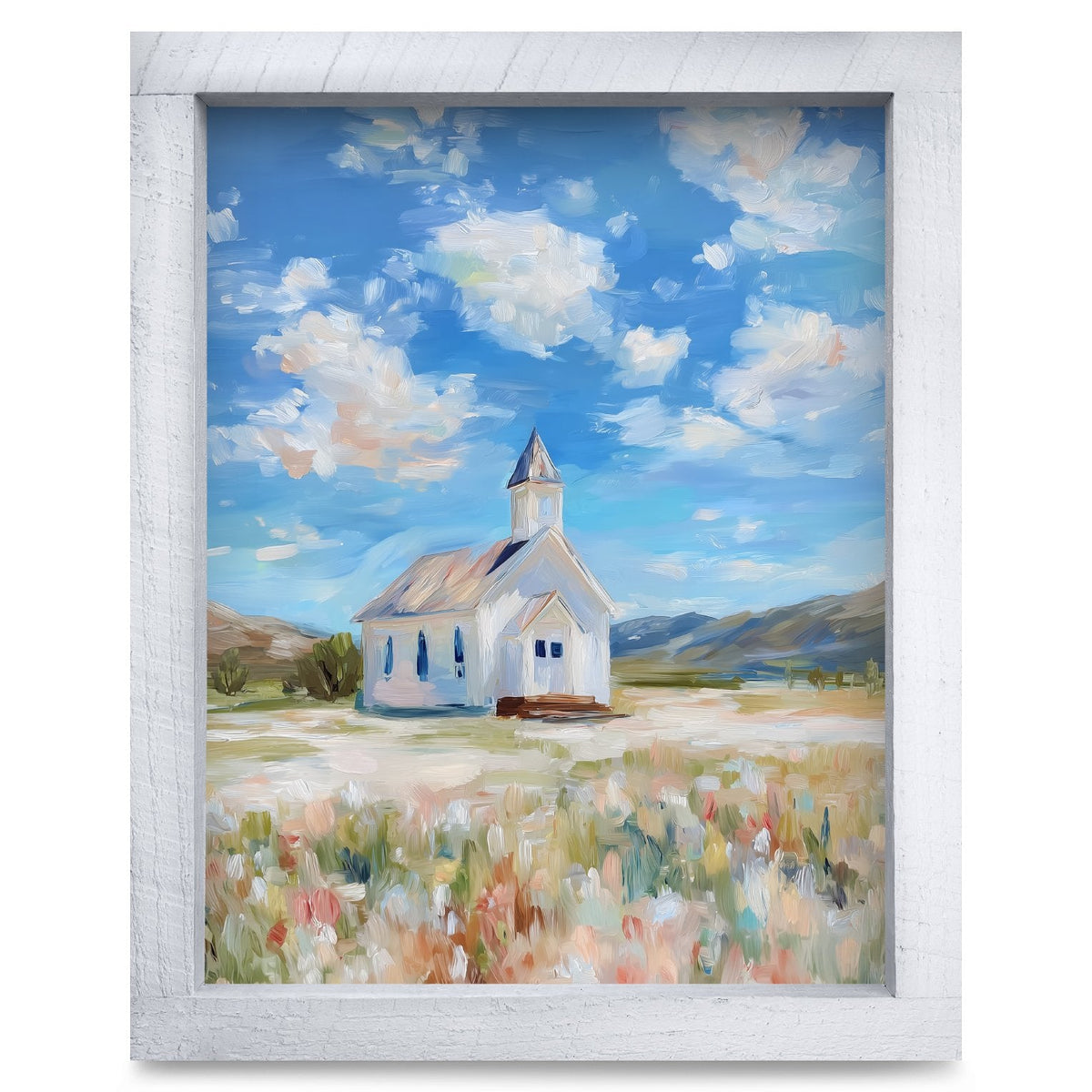 Rustic White frame