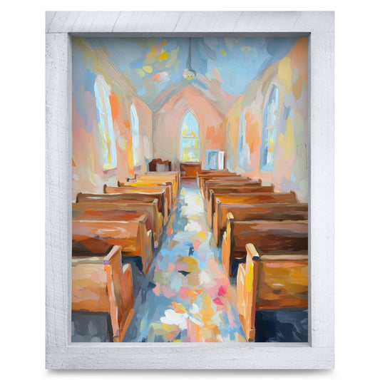 Rustic White frame