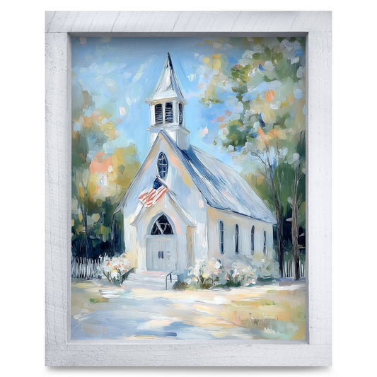 Rustic White frame