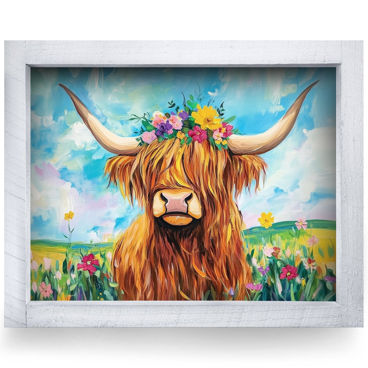 Rustic White frame