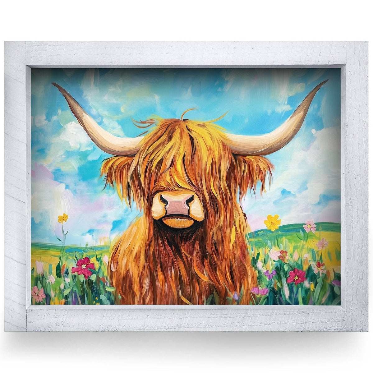 Rustic White frame