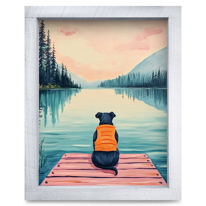 Rustic White frame