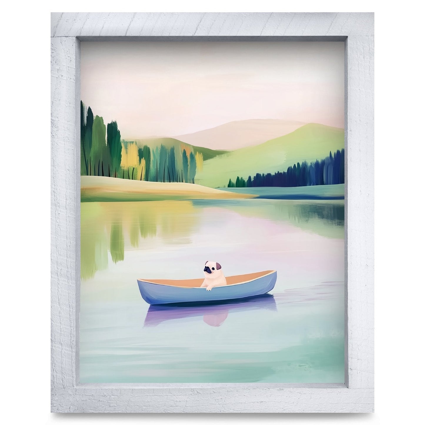 Rustic White frame
