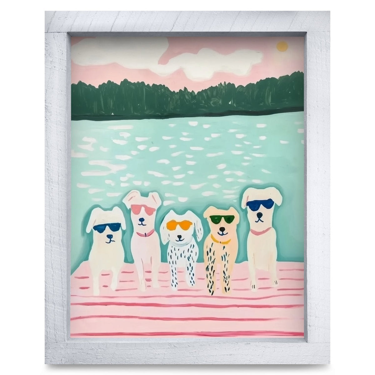 Rustic White frame