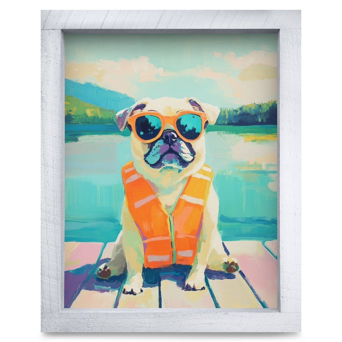 Rustic White frame