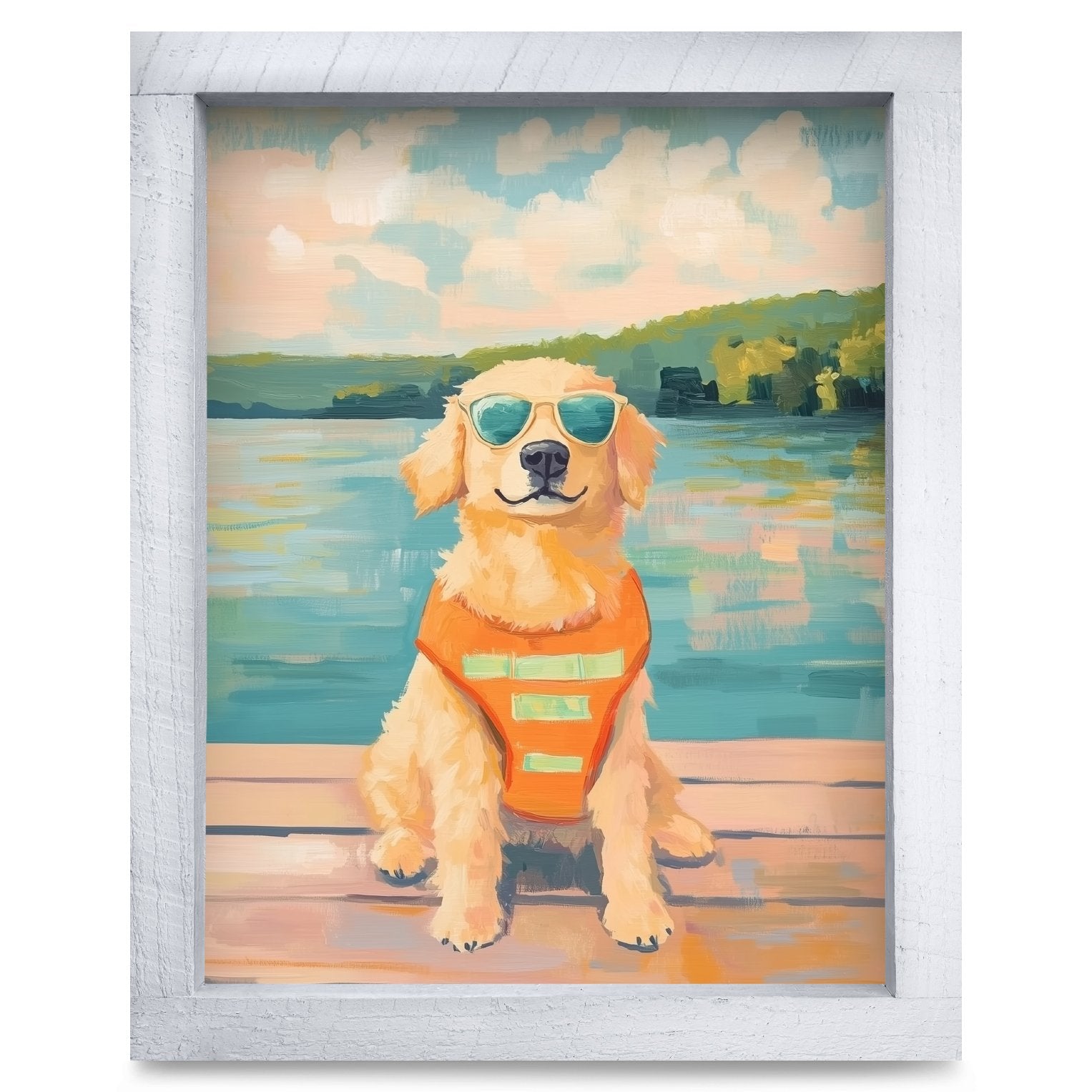 Rustic White frame