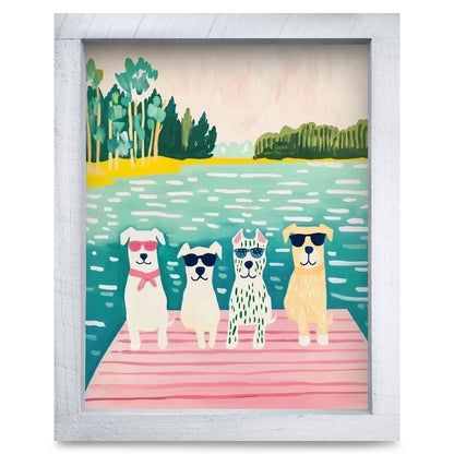 Rustic White frame