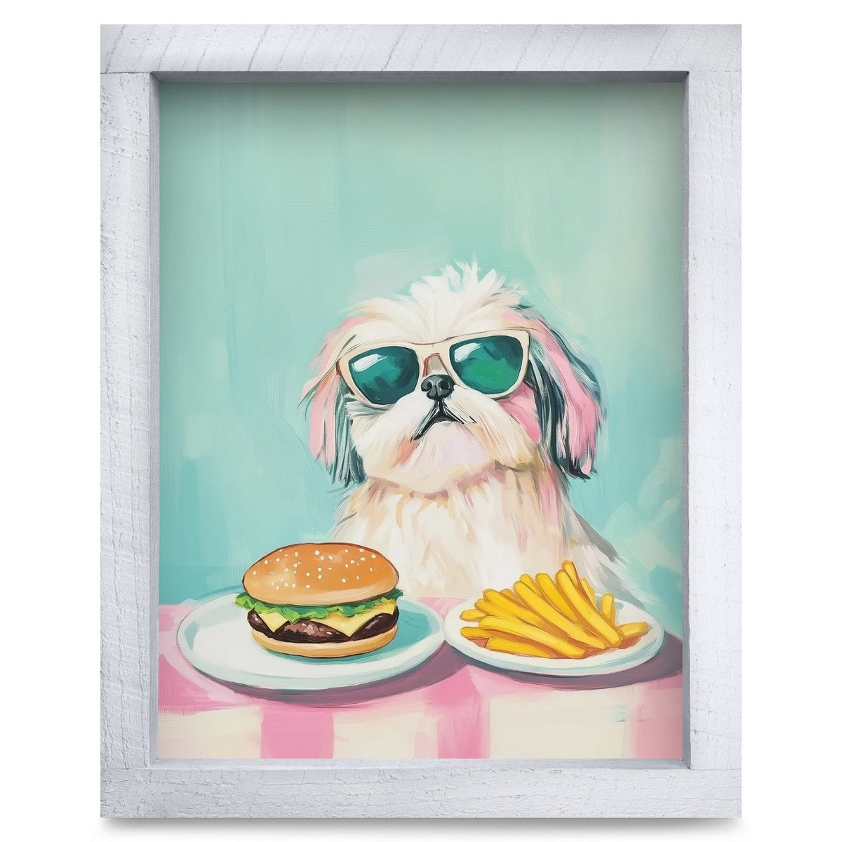Rustic White frame
