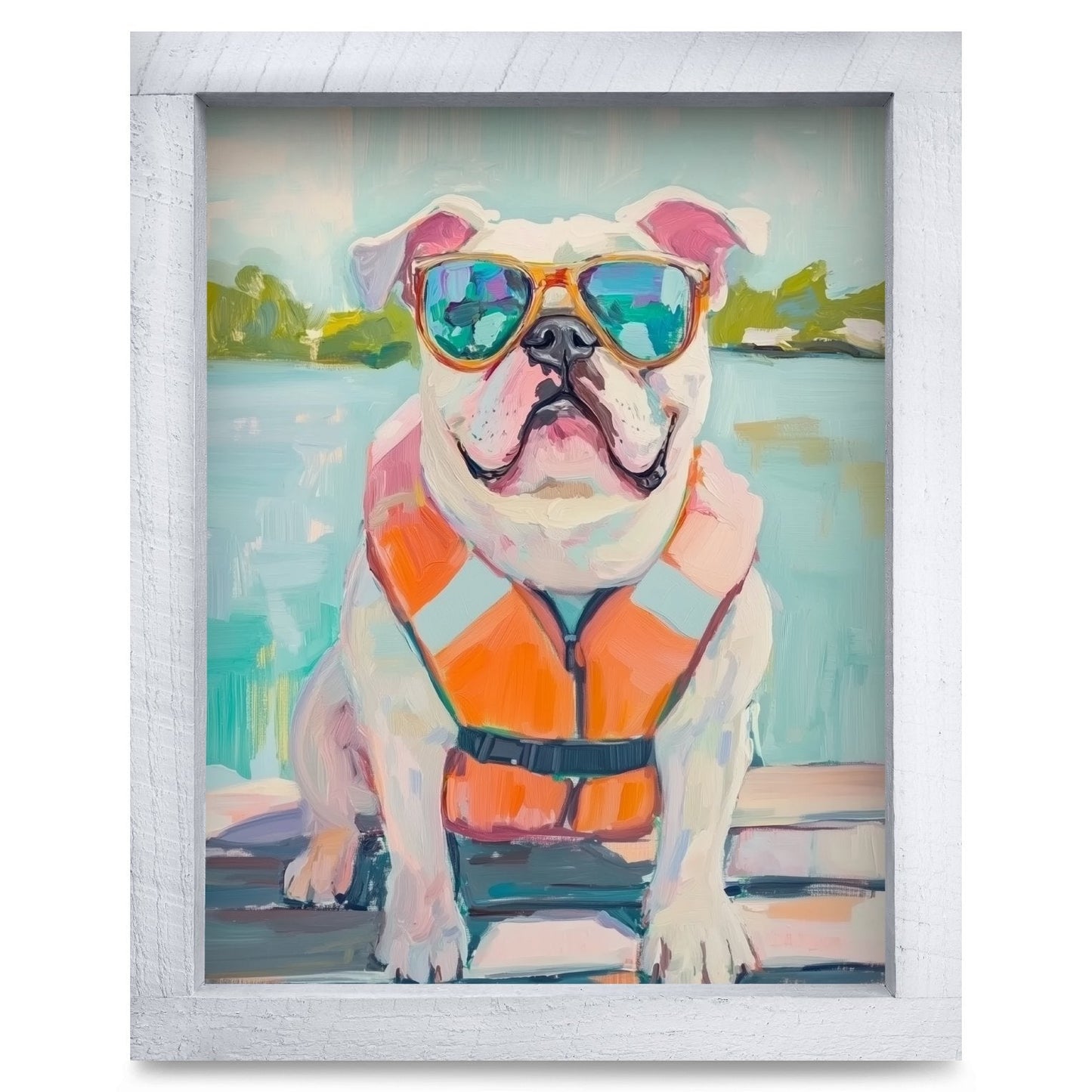 Rustic White frame