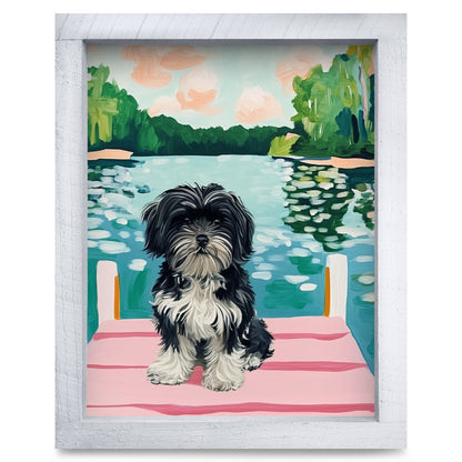 Rustic White frame