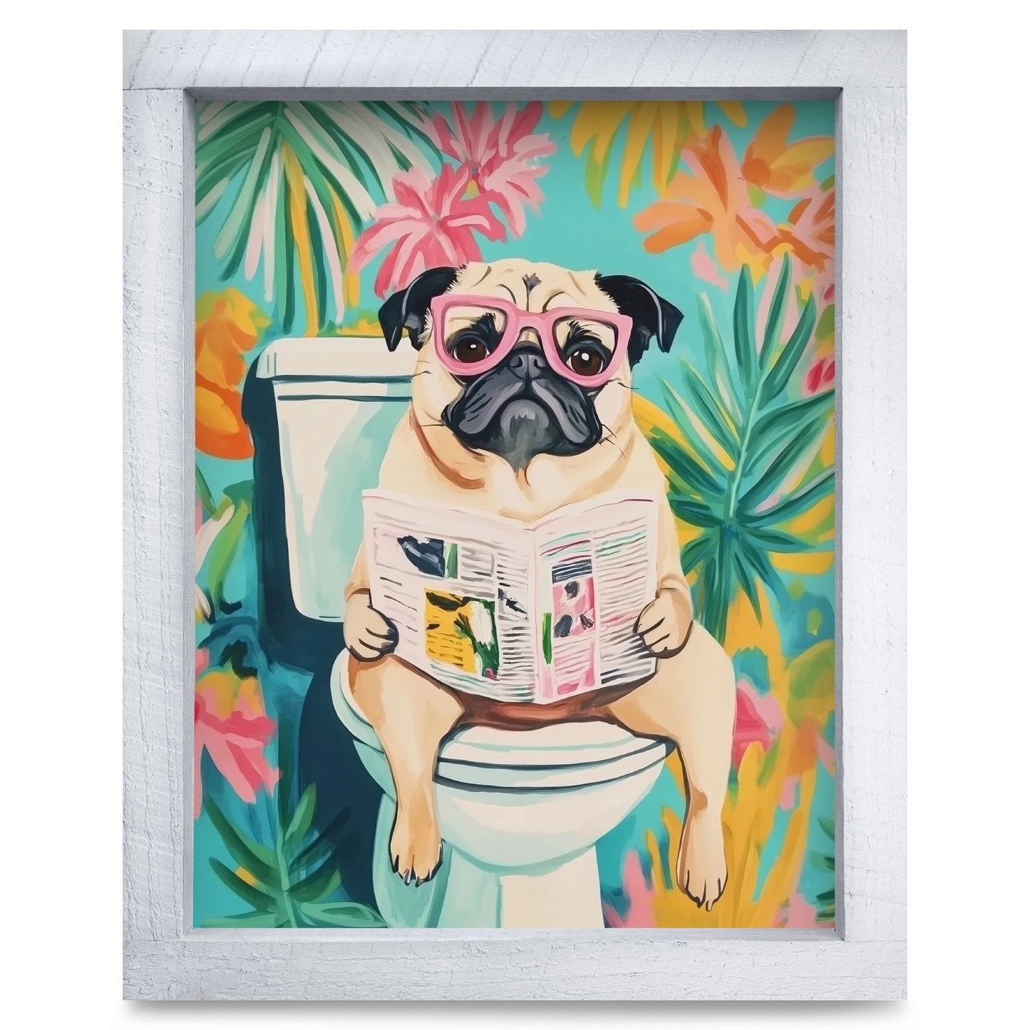 Rustic White frame