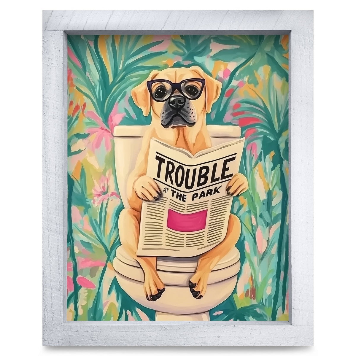 Rustic White frame