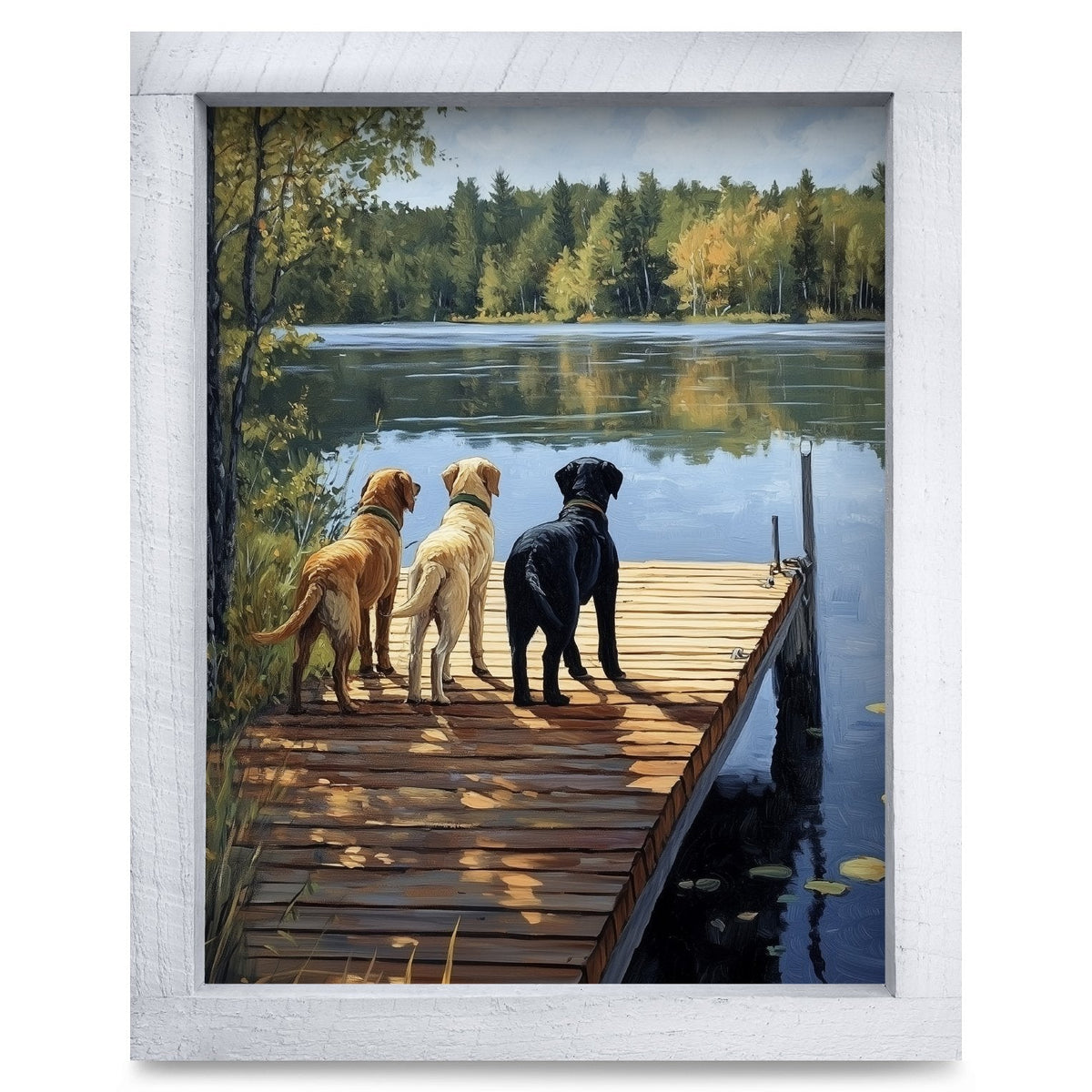 Rustic White frame