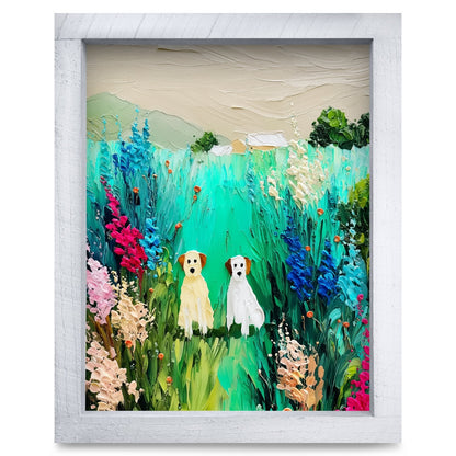Rustic White frame