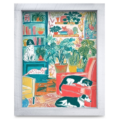 Rustic White frame