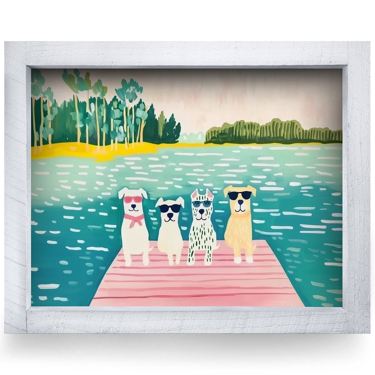 Rustic White frame