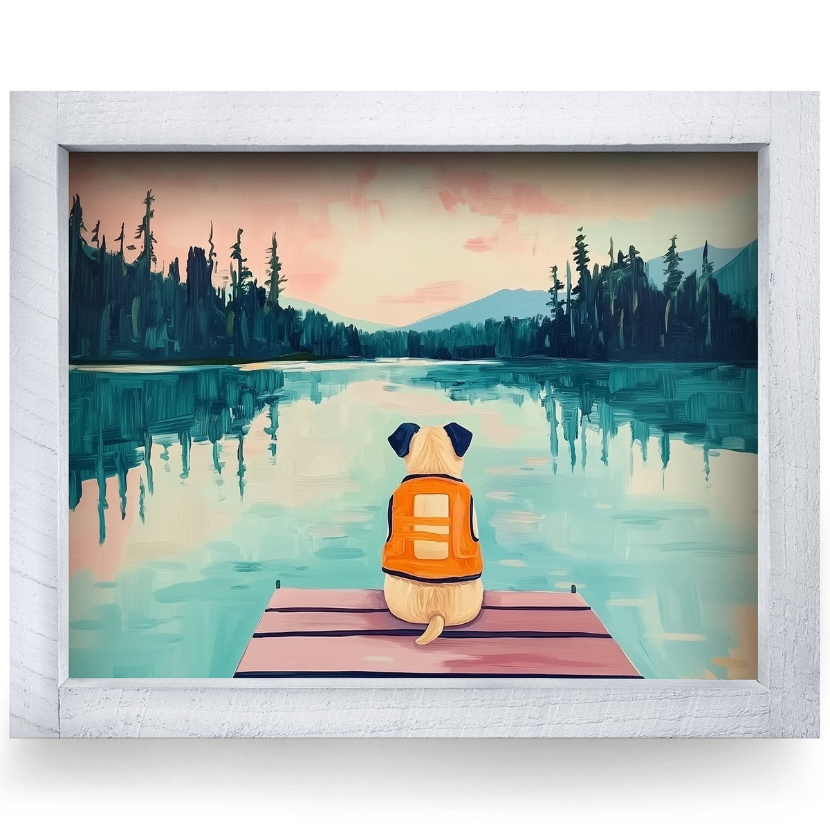 Rustic White frame