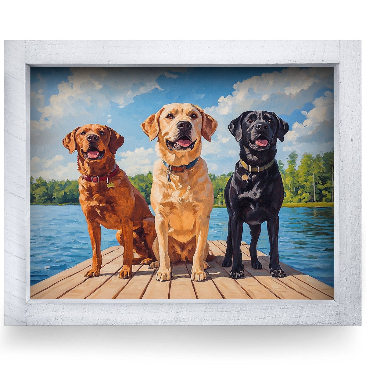 Rustic White frame