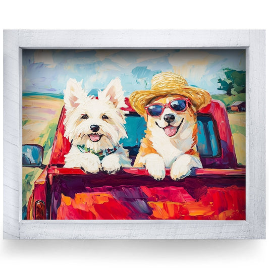 Rustic White frame