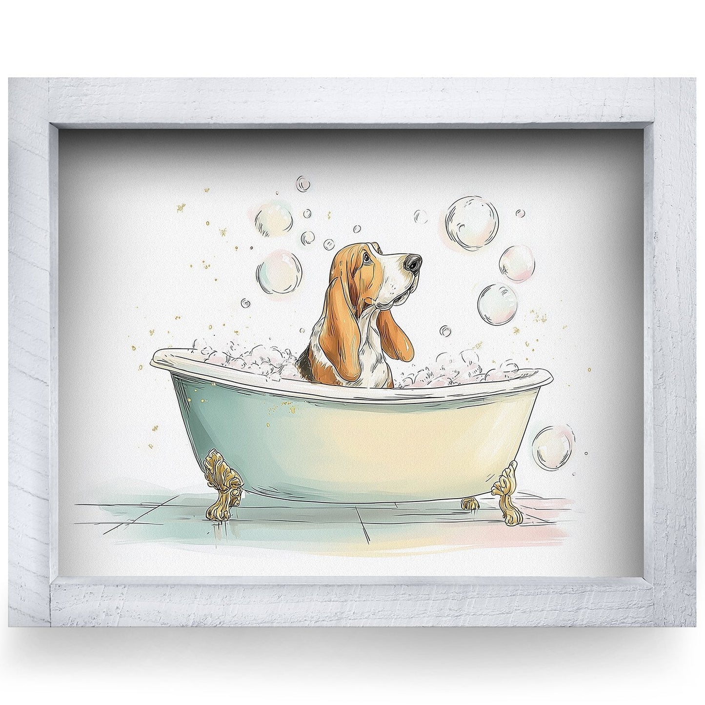 Rustic White frame