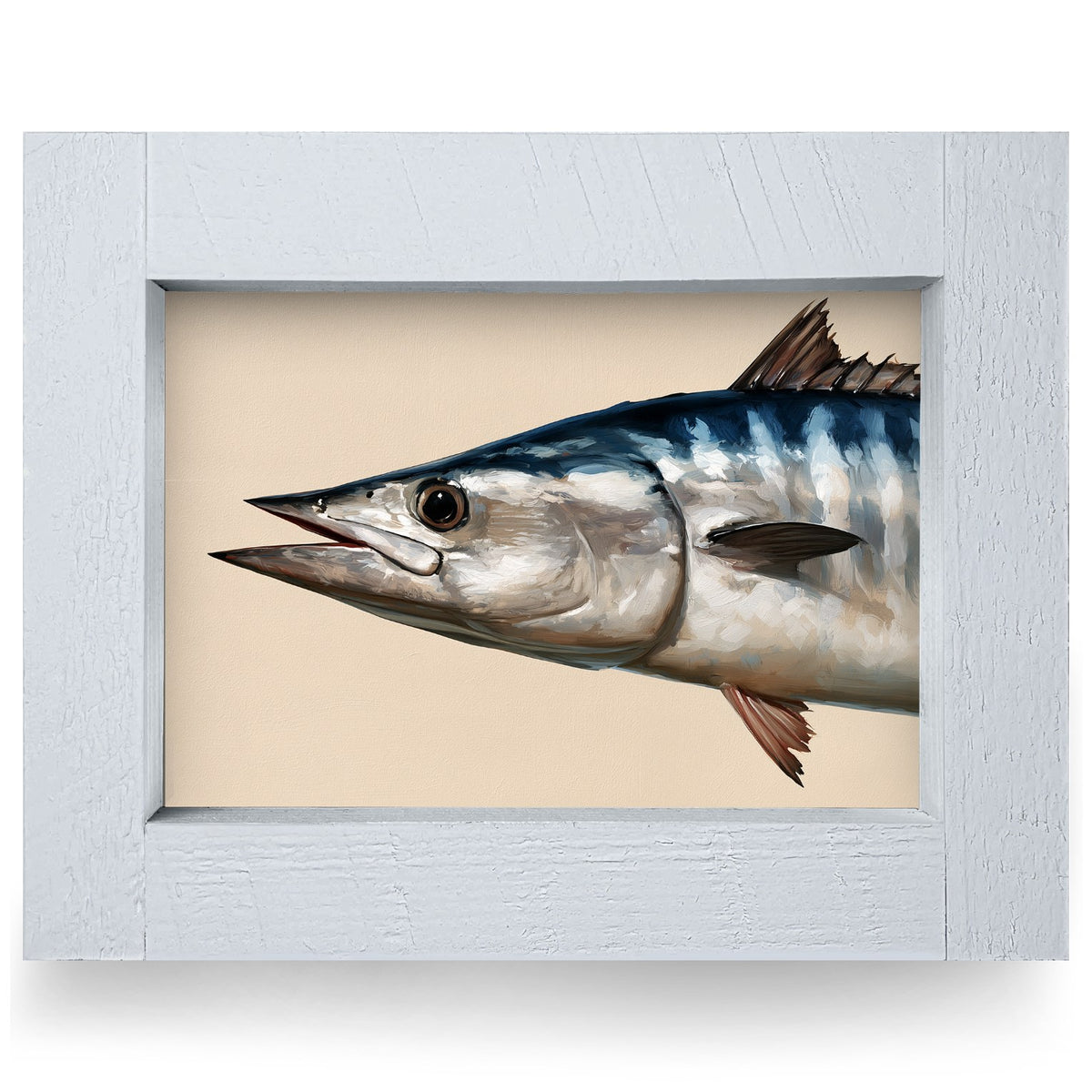 Wahoo Portrait | Real Wood Framed Wall Art Print