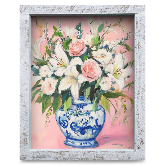 Timeless Blooms | Real Wood Framed Wall Art Print